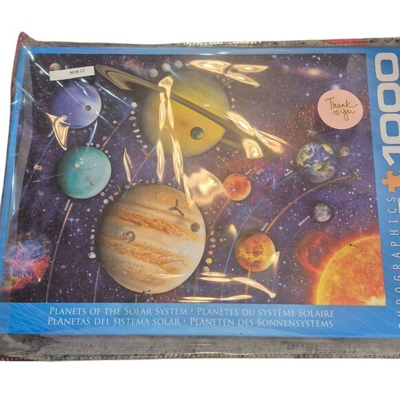 Eurographics Planets of the Solar System 1000 pc Jigsaw Puzzle USED - Picture 6 of 8